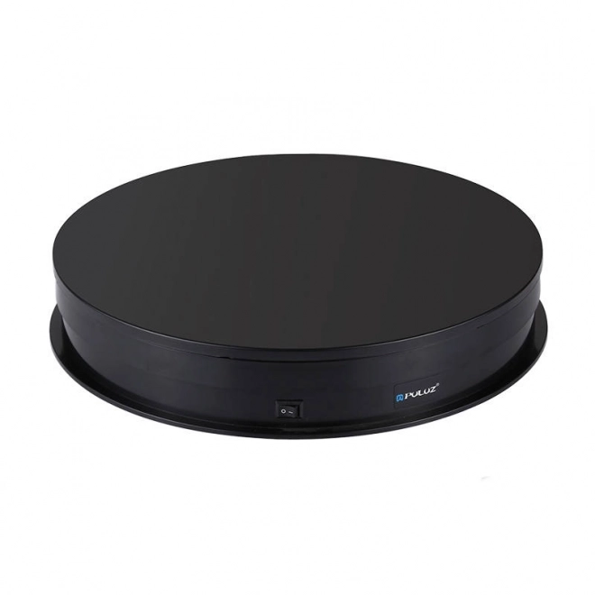 Puluz elektromos forgótányér képernyővel 30 cm USB fekete