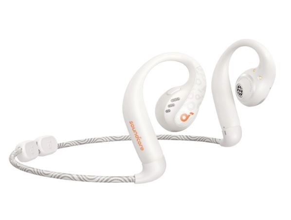 Hangszigetelő fejhallgató - Soundcore AeroFit Pro fehér
