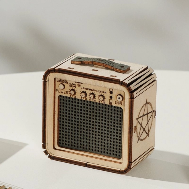 Fából készült 3D puzzle elektromos gitár Roboról