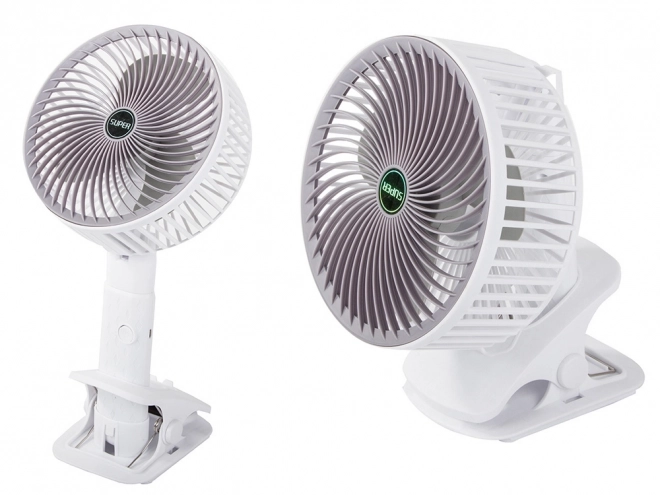 Összecsukható vezeték nélküli asztali ventilátor csipesszel