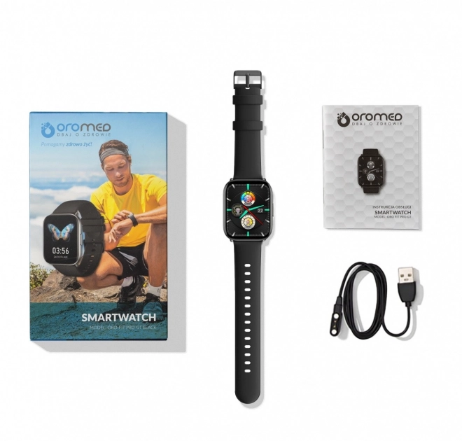Oromed intelligens óra Fit Pro GT fekete