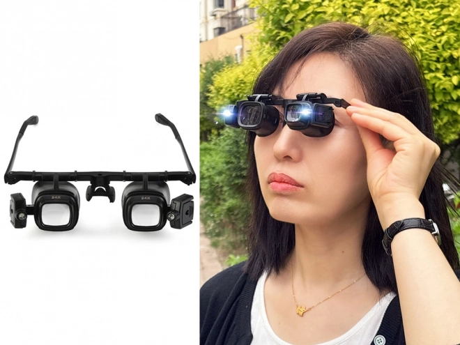 LED világítással ellátott nagyítók részletes munkákhoz