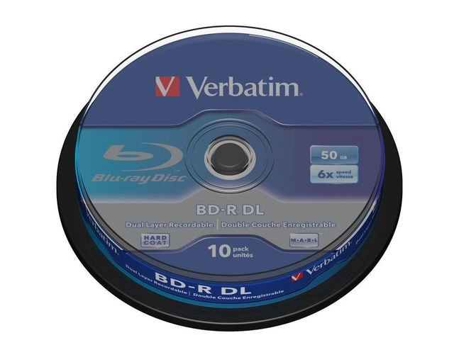 Kék lézer lemezek Verbatim 50GB 10 db