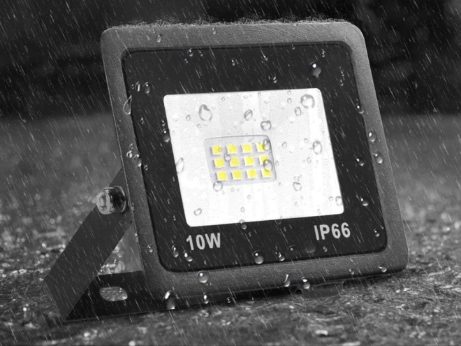 Kültéri LED halogén reflektor 10W 6000K vízálló
