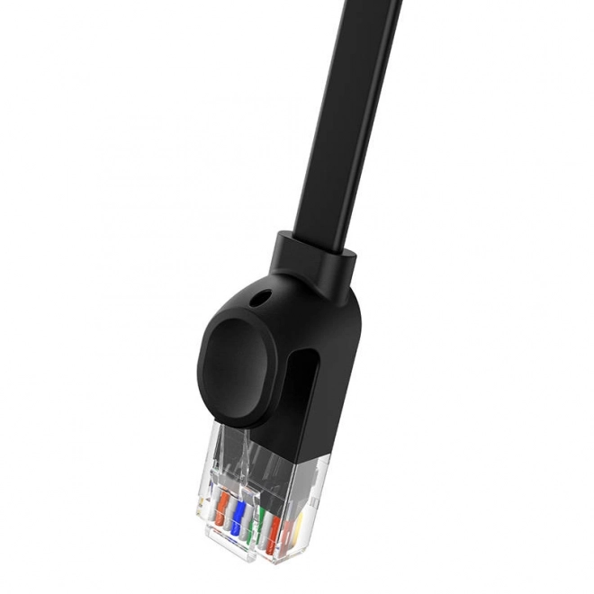 Baseus plochakábel Ethernet RJ45 Cat.6 12m fekete