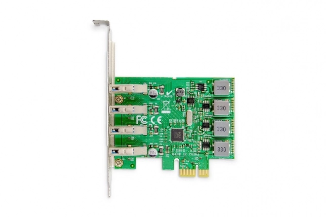 USB 3.0 PCI Express Bővítőkártya 4 porttal