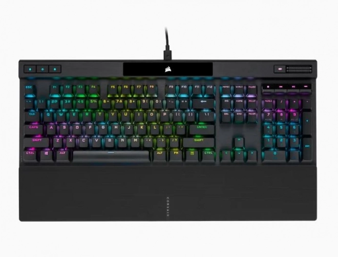 Opcionális-mechanikus CORSAIR K70 RGB Pro billentyűzet fekete PBT billentyűsapkákkal