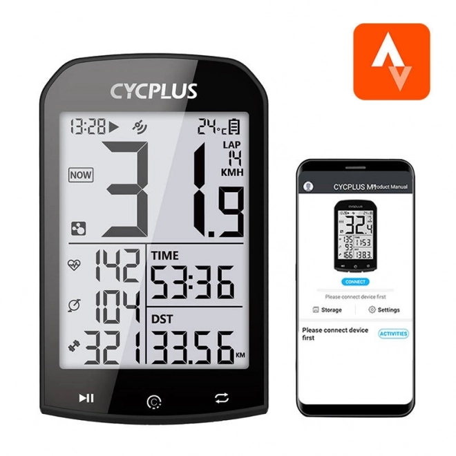 Cycplus M1 kerékpáros GPS komputer