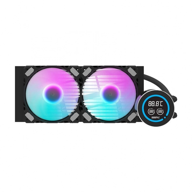 Darkflash DN-D240 fekete CPU hűtő
