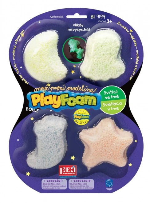 Playfoam Boule 4 darabos készlet fénylő