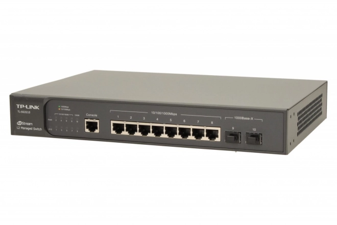 JetStream gigabites L2+ switch 8 port, 2 slotos TP-Link TL-SG3210