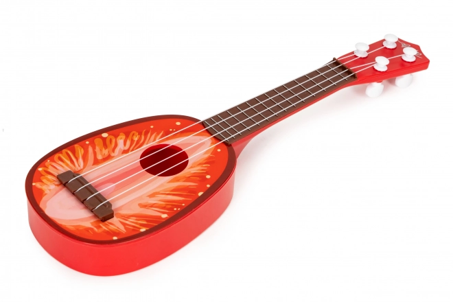 Gyerekeknek szánt ukulele eper mintával