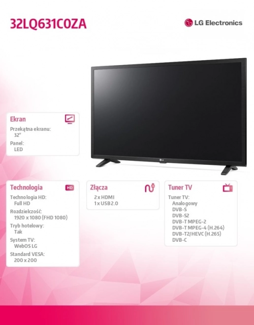 32 hüvelykes LED televízió