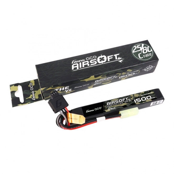 Gens ace airsoft lipo akkumulátor mini tamiya csatlakozóval