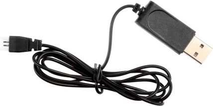 USB töltő 3,7 V 380–430 mAh akkumulátorokhoz (CARRERA drónok)