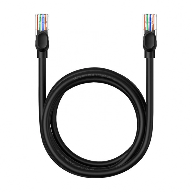 Ethernet hálózati kábel 2m fekete