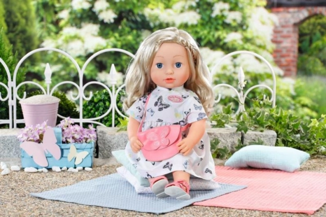Baby annabell pillangós ruha deluxe, 43 cm