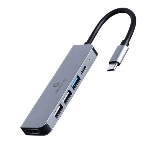 5 az 1-ben USB-C többportos adapter PD, HDMI, USB 3.1, USB 2.0