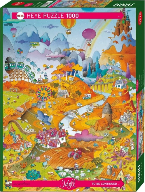 Heye puzzle 1000 darabos idill - mező