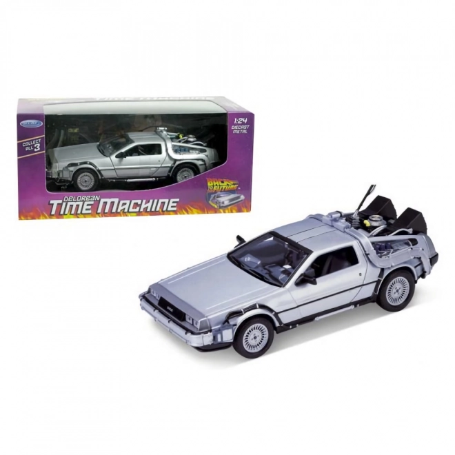 vissza a jövőbe delorean modellautó 1:24 méretarányú