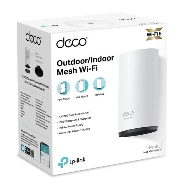Magas teljesítményű kültéri WiFi rendszer - Deco X50-Outdoor
