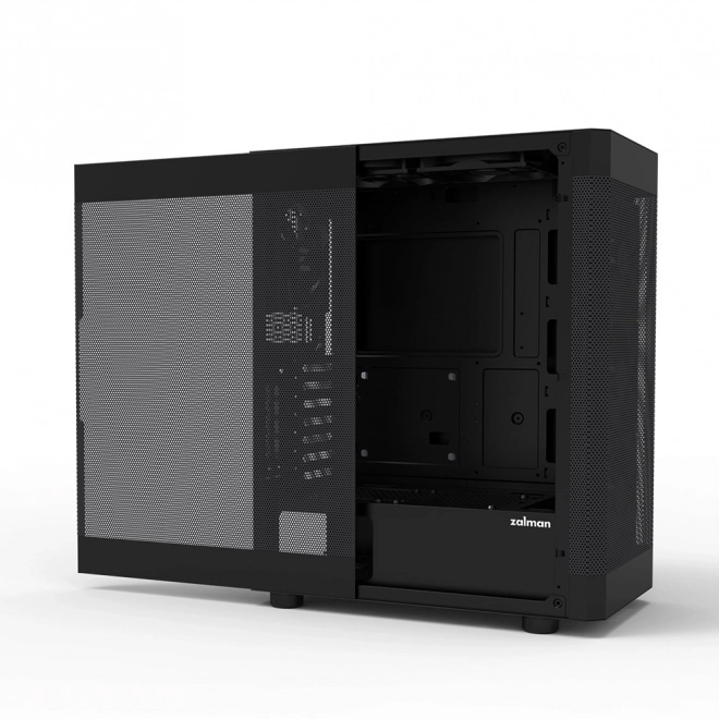 Modern ATX középtorony ház 6 ventilátorral
