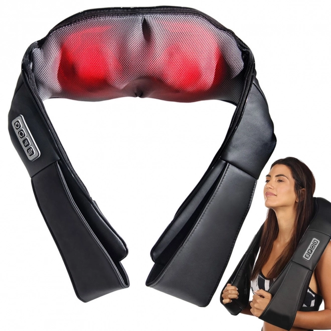 Shiatsu 3D elektromos nyak-, hát- és testmasszírozó