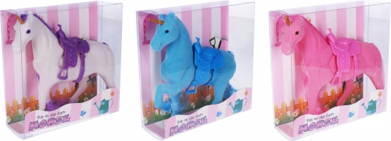 Színes varázslatos egyszarvú 16 cm