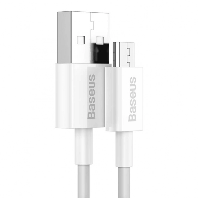 Baseus Superior szériájú mikro USB gyors töltőkábel – Fehér