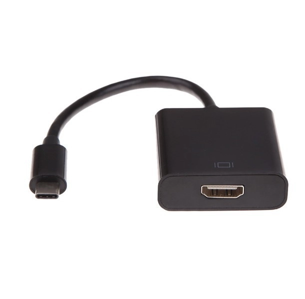 Fekete USB-C-HDMI adapter