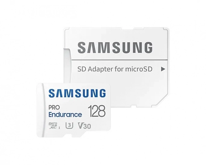 Samsung Pro Endurance 128GB MicroSD memóriakártya és adapter