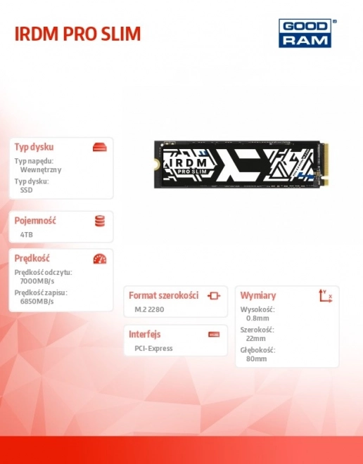 Irdm Pro Slim 4TB SSD M.2 NVMe