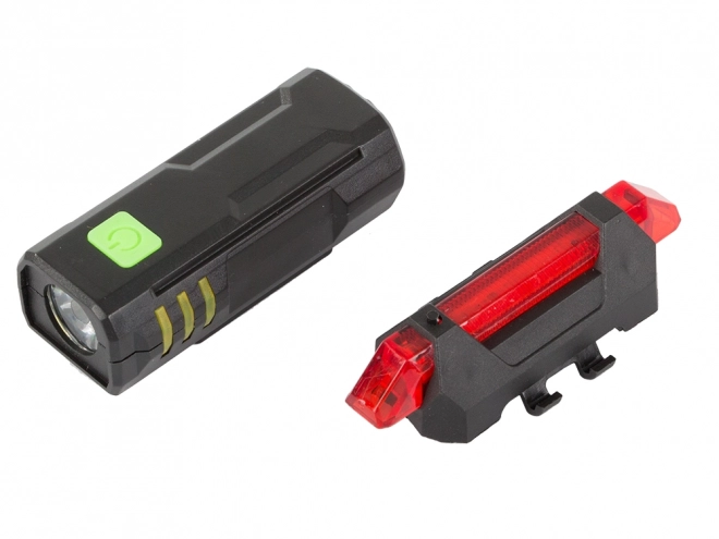 Kerékpár LED világítás készlet elöl és hátul USB