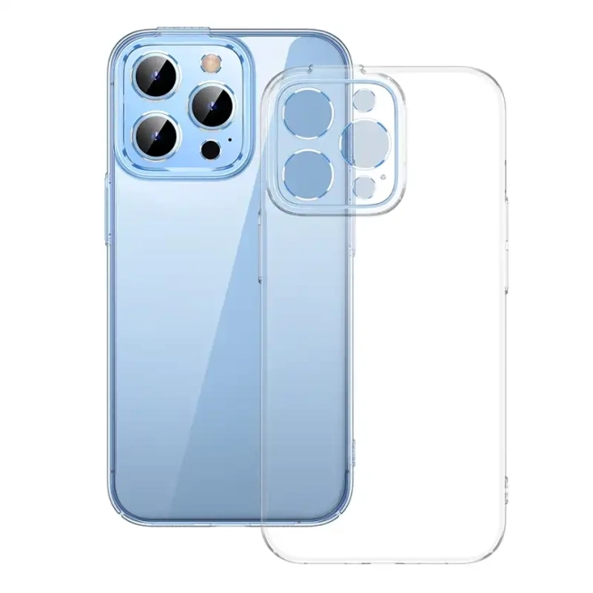 Telefontok Baseus Crystal iPhone 13 Pro-hoz (átlátszó)