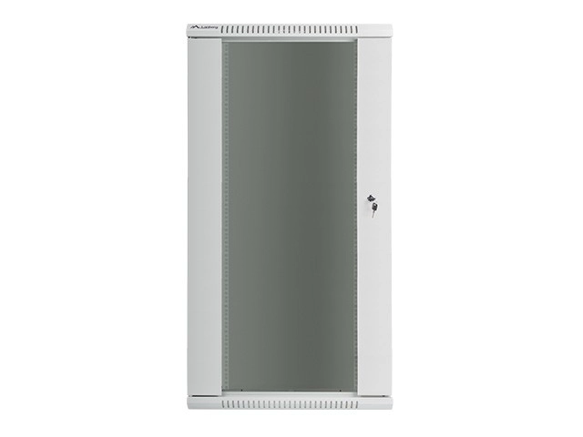 Fali szerelvény szekrény 19" 27U 600x600 mm üvegajtókkal