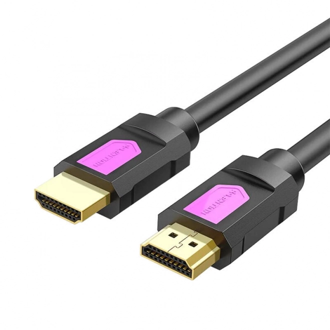 Lention 4k nagy sebességű HDMI kábel HDMI-hez, 1 m (fekete)