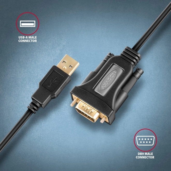 Univerzális USB-RS232 adapter FTDI chippel