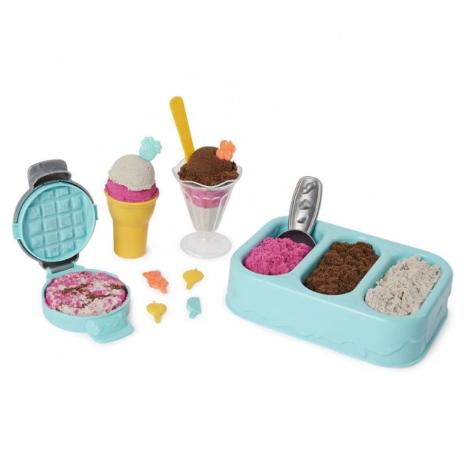 Illatos Kinetic Sand Fagylalt Készlet