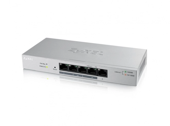 ZyXEL okos kapcsoló 5xGigabit 4xPOE 60W