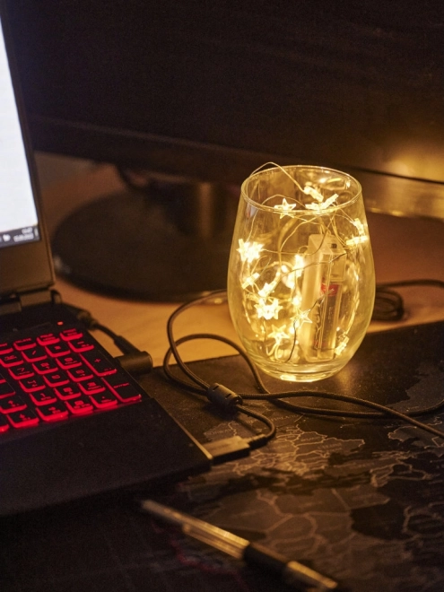 Csillag Alakú Dekoratív Led Fényfüzér