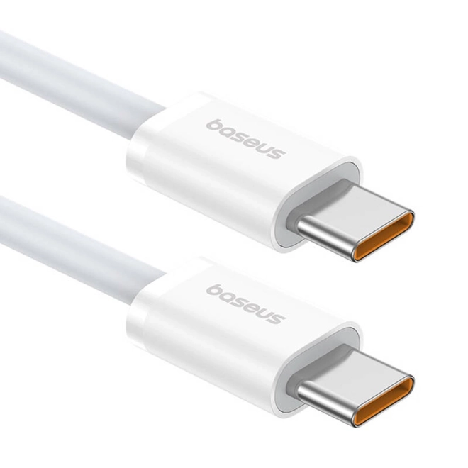 baseus superior kábel 100W USB-C - USB-C, 2m fehér