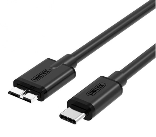 Usb C-típusú - microUSB 3.0 kábel 1 méter Unitektől