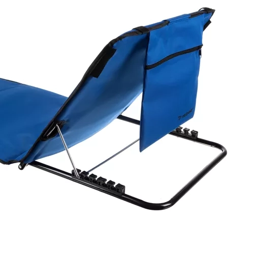 Strandmatrac háttámlával és párnával