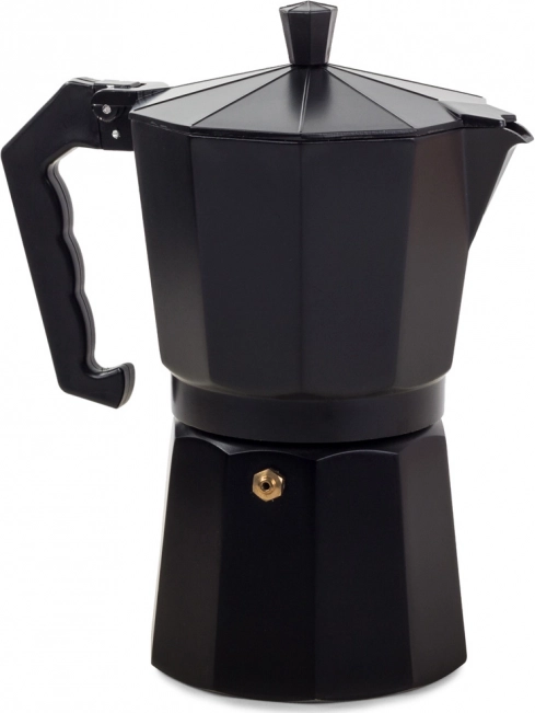 Alumínium moka kávéfőző, 450 ml, 9 csészéhez, fekete
