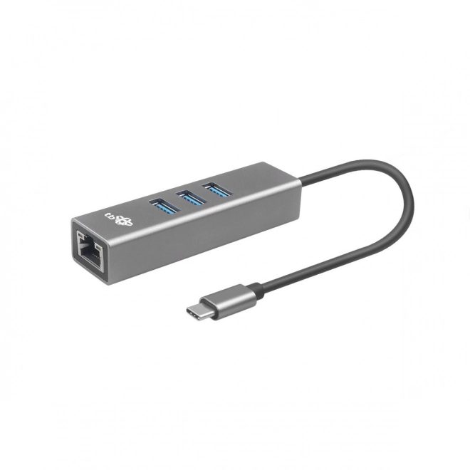 USB-C - RJ45 adapter + 3 USB-A csatlakozó - 1000 Mb/s