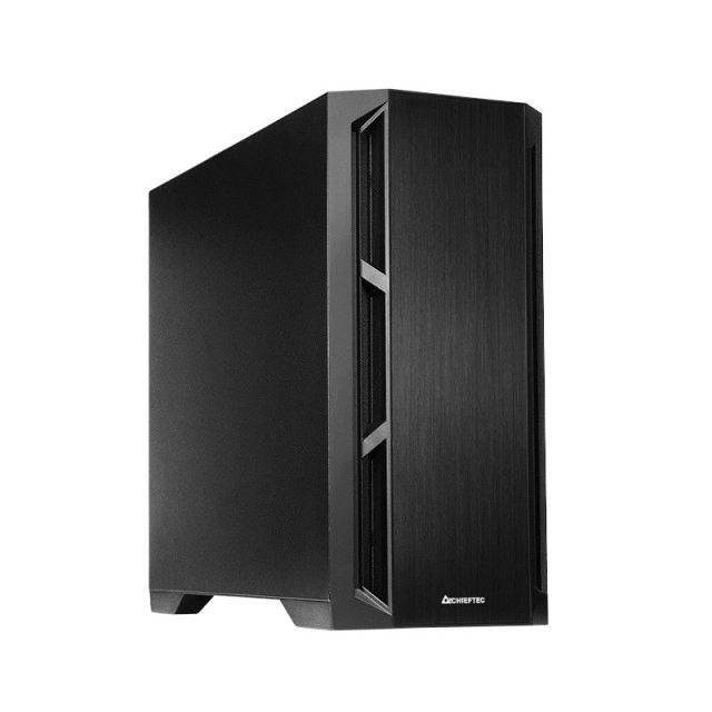 Fekete MidTower ház elegáns kialakításban