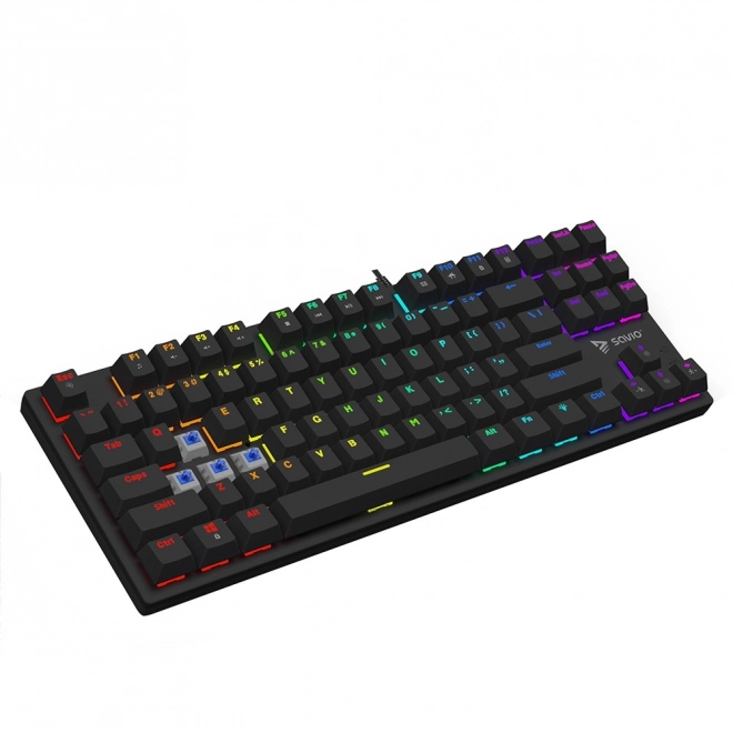 Mechanikus RGB billentyűzet Savio Tempest X2 Outemu Blue