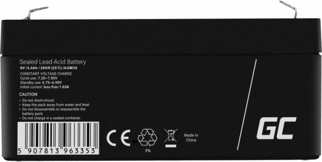 tartós és karbantartásmentes AGM VRLA technológia
