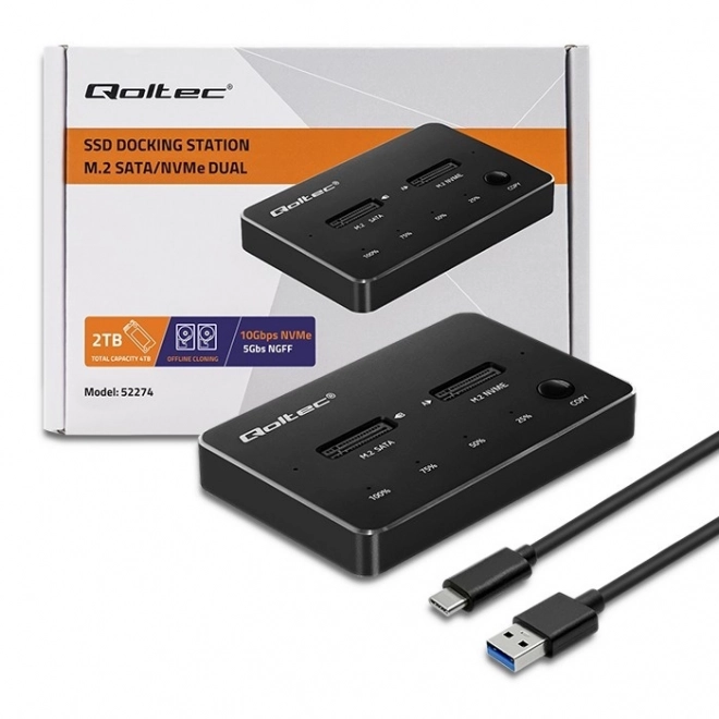 Qoltec ssd dokkoló állomás