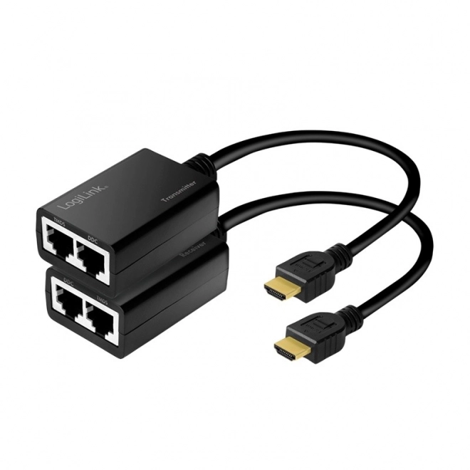 HDMI jeltovábbító 30 m-ig, 1080p/60 Hz, 0,3 m